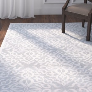 Darby Home Co Shoals Silver Area Rug DRBC2162